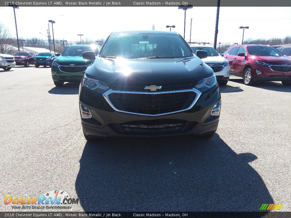 2018 Chevrolet Equinox LT AWD Mosaic Black Metallic / Jet Black Photo #2