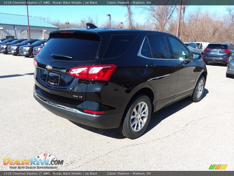 2018 Chevrolet Equinox LT AWD Mosaic Black Metallic / Jet Black Photo #5