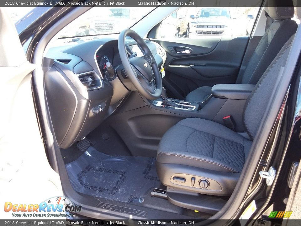 2018 Chevrolet Equinox LT AWD Mosaic Black Metallic / Jet Black Photo #8
