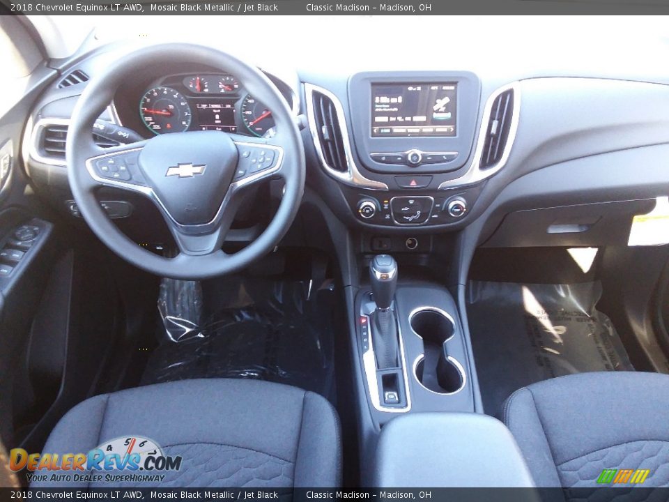 2018 Chevrolet Equinox LT AWD Mosaic Black Metallic / Jet Black Photo #9