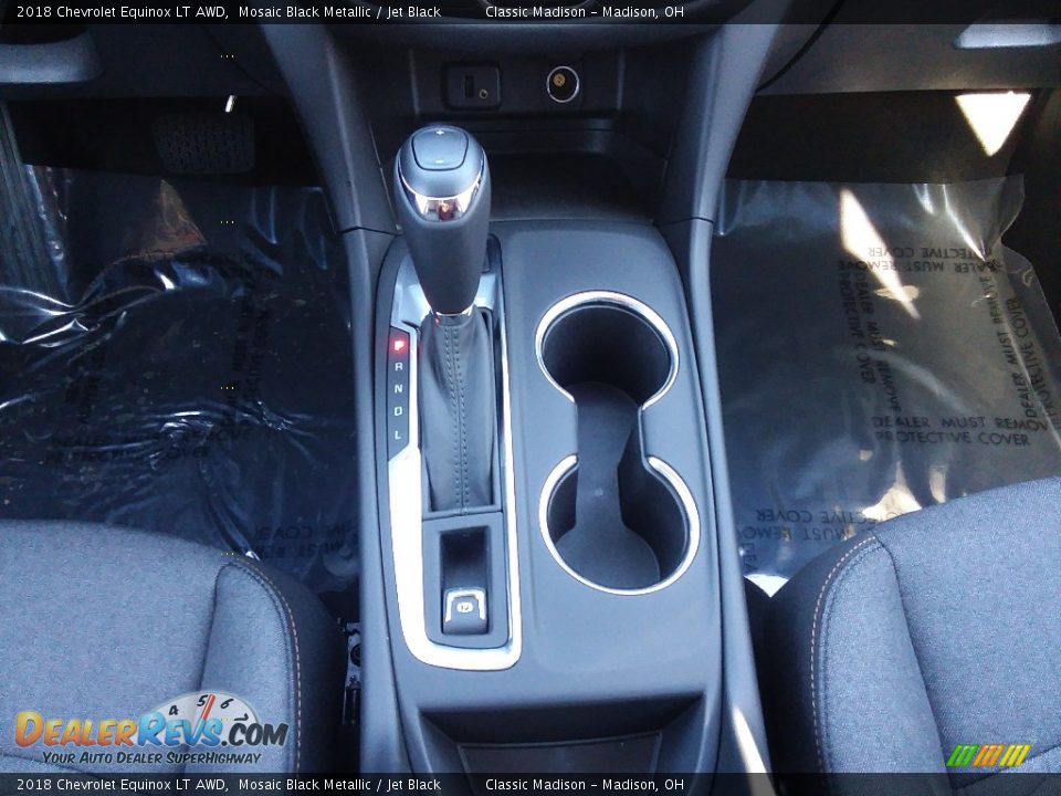 2018 Chevrolet Equinox LT AWD Mosaic Black Metallic / Jet Black Photo #11