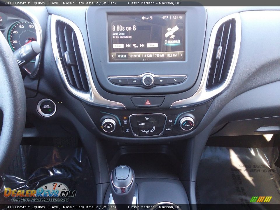 2018 Chevrolet Equinox LT AWD Mosaic Black Metallic / Jet Black Photo #12