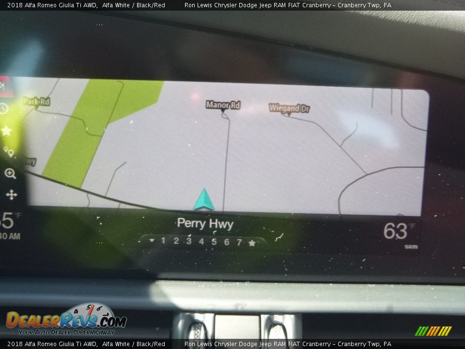 2018 Alfa Romeo Giulia Ti AWD Alfa White / Black/Red Photo #27