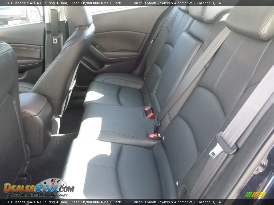 2018 Mazda MAZDA3 Touring 4 Door Deep Crystal Blue Mica / Black Photo #9