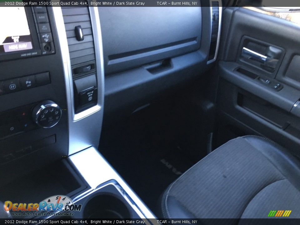 2012 Dodge Ram 1500 Sport Quad Cab 4x4 Bright White / Dark Slate Gray Photo #11