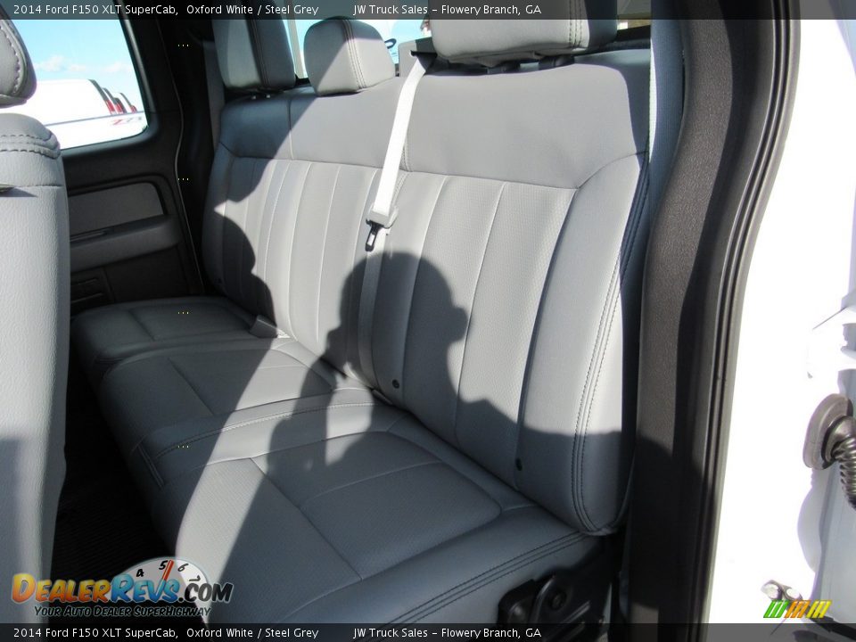 2014 Ford F150 XLT SuperCab Oxford White / Steel Grey Photo #29