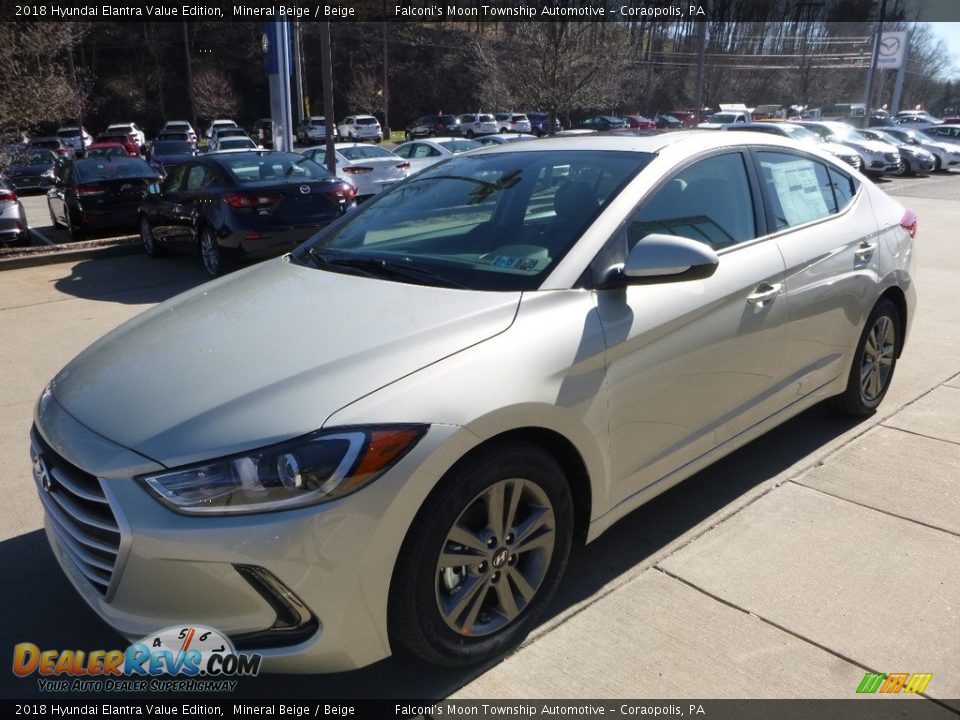 2018 Hyundai Elantra Value Edition Mineral Beige / Beige Photo #5