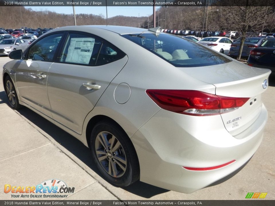 2018 Hyundai Elantra Value Edition Mineral Beige / Beige Photo #6