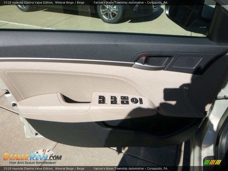 2018 Hyundai Elantra Value Edition Mineral Beige / Beige Photo #10