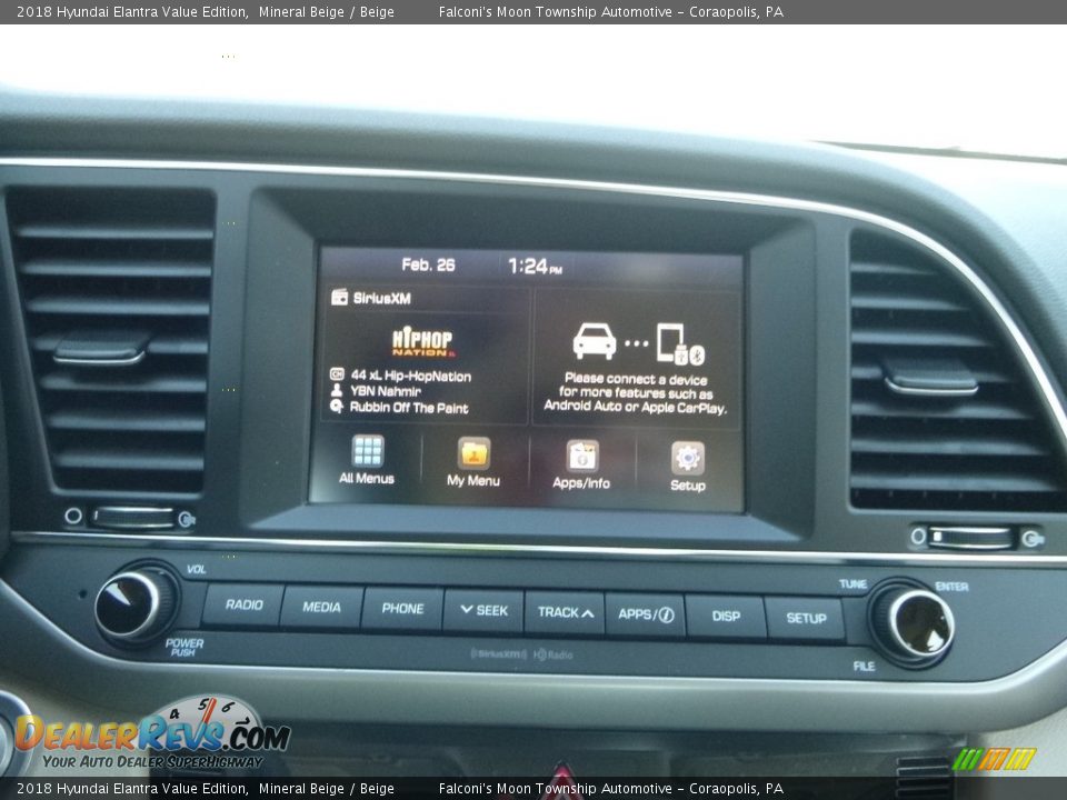 2018 Hyundai Elantra Value Edition Mineral Beige / Beige Photo #14