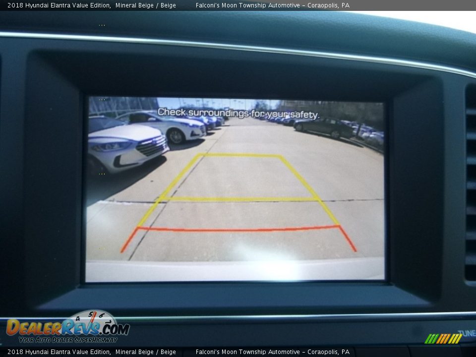 2018 Hyundai Elantra Value Edition Mineral Beige / Beige Photo #15