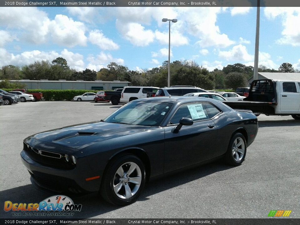 2018 Dodge Challenger SXT Maximum Steel Metallic / Black Photo #1