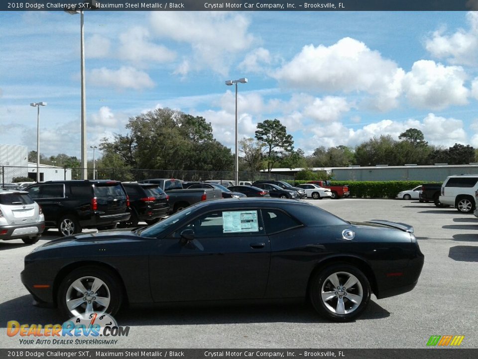 2018 Dodge Challenger SXT Maximum Steel Metallic / Black Photo #2