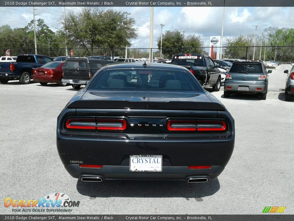 2018 Dodge Challenger SXT Maximum Steel Metallic / Black Photo #4