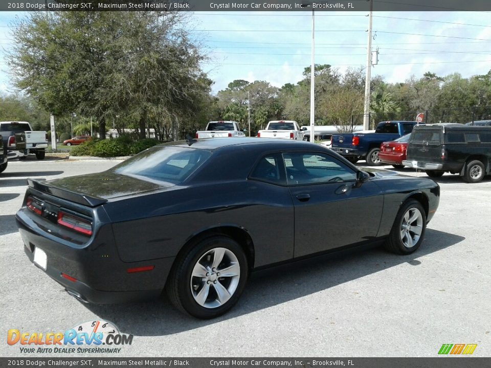 2018 Dodge Challenger SXT Maximum Steel Metallic / Black Photo #5