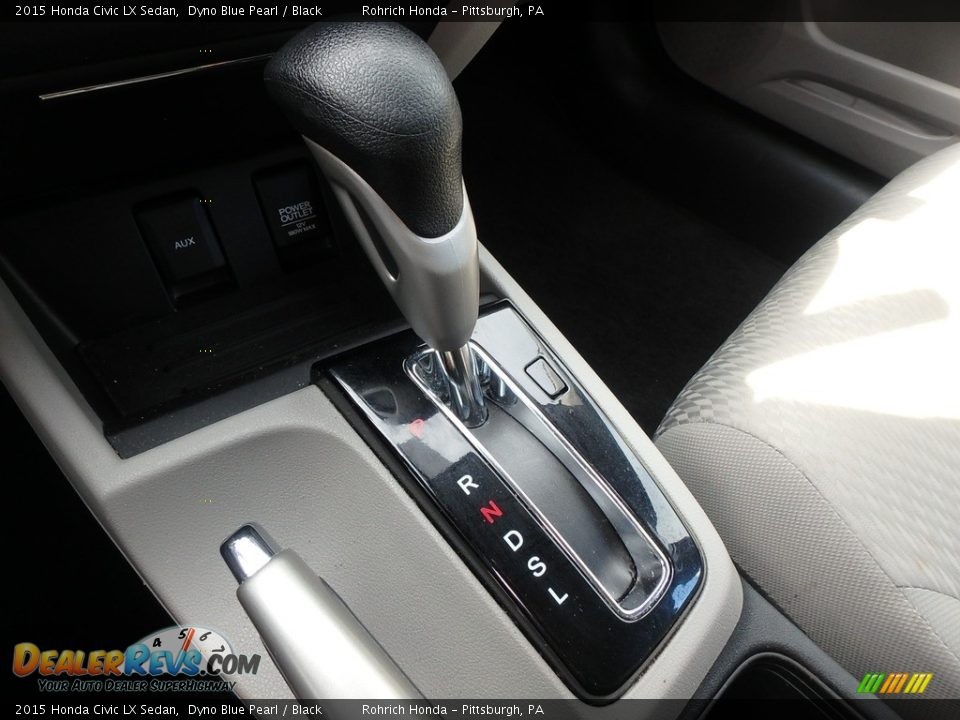 2015 Honda Civic LX Sedan Dyno Blue Pearl / Black Photo #22