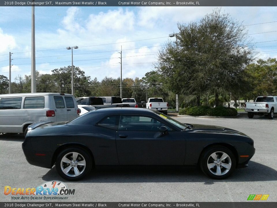 2018 Dodge Challenger SXT Maximum Steel Metallic / Black Photo #6