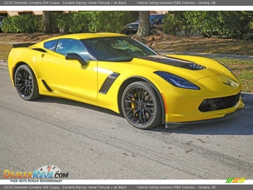 2016 Chevrolet Corvette Z06 Coupe Corvette Racing Yellow Tintcoat / Jet Black Photo #1