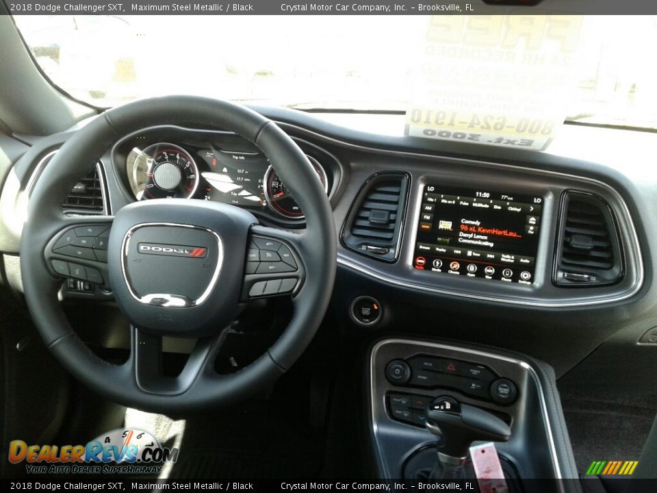 2018 Dodge Challenger SXT Maximum Steel Metallic / Black Photo #12