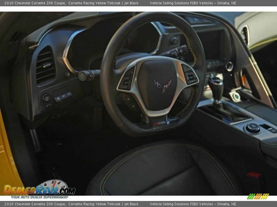 2016 Chevrolet Corvette Z06 Coupe Corvette Racing Yellow Tintcoat / Jet Black Photo #3