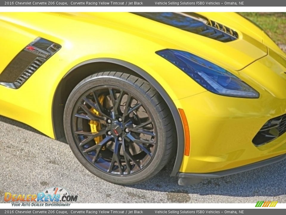 2016 Chevrolet Corvette Z06 Coupe Corvette Racing Yellow Tintcoat / Jet Black Photo #7