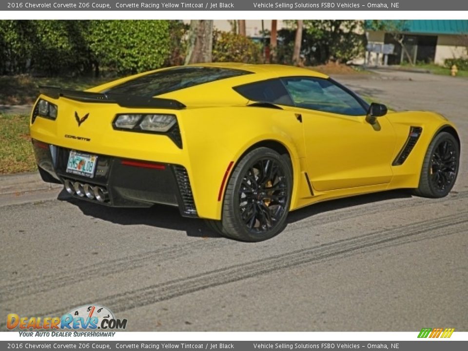 2016 Chevrolet Corvette Z06 Coupe Corvette Racing Yellow Tintcoat / Jet Black Photo #8