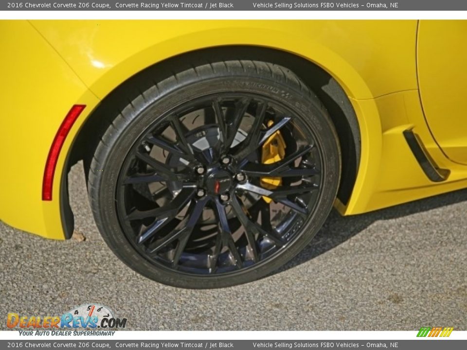 2016 Chevrolet Corvette Z06 Coupe Corvette Racing Yellow Tintcoat / Jet Black Photo #10