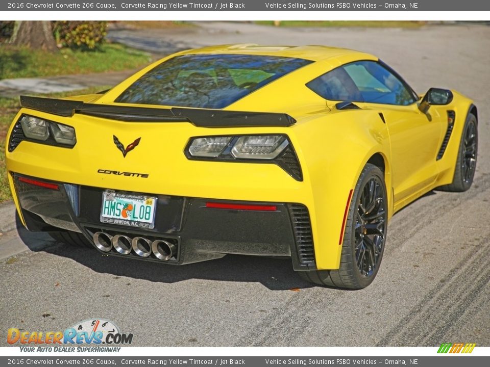 2016 Chevrolet Corvette Z06 Coupe Corvette Racing Yellow Tintcoat / Jet Black Photo #11