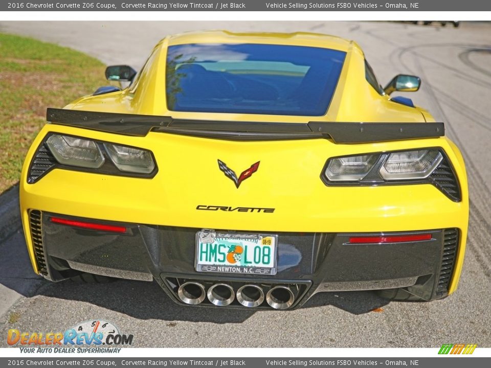 2016 Chevrolet Corvette Z06 Coupe Corvette Racing Yellow Tintcoat / Jet Black Photo #12