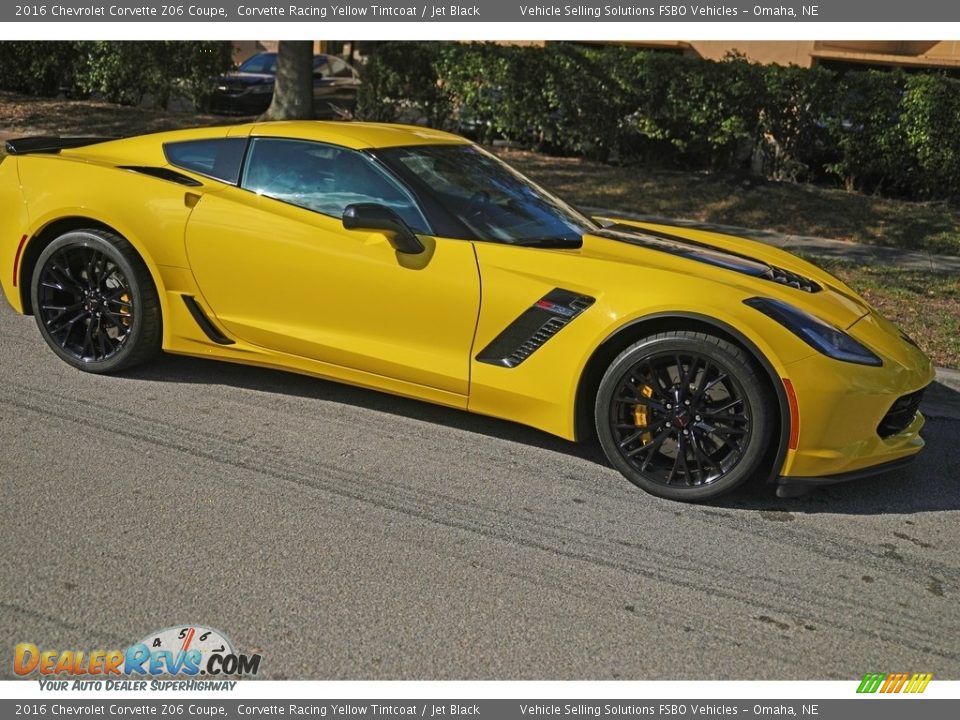 2016 Chevrolet Corvette Z06 Coupe Corvette Racing Yellow Tintcoat / Jet Black Photo #13