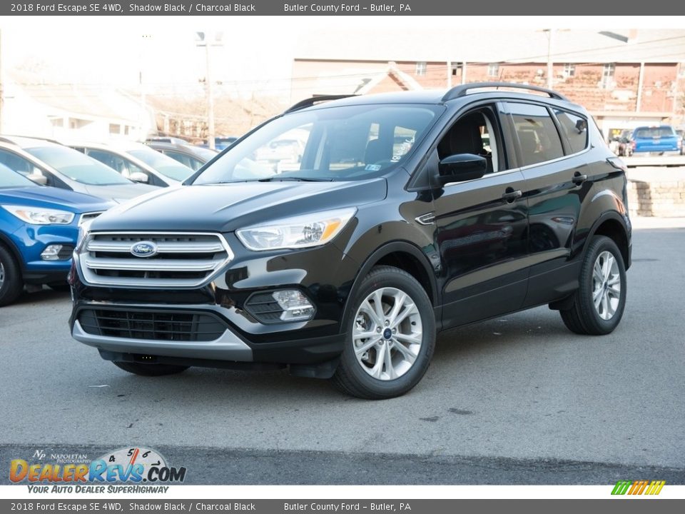 2018 Ford Escape SE 4WD Shadow Black / Charcoal Black Photo #1