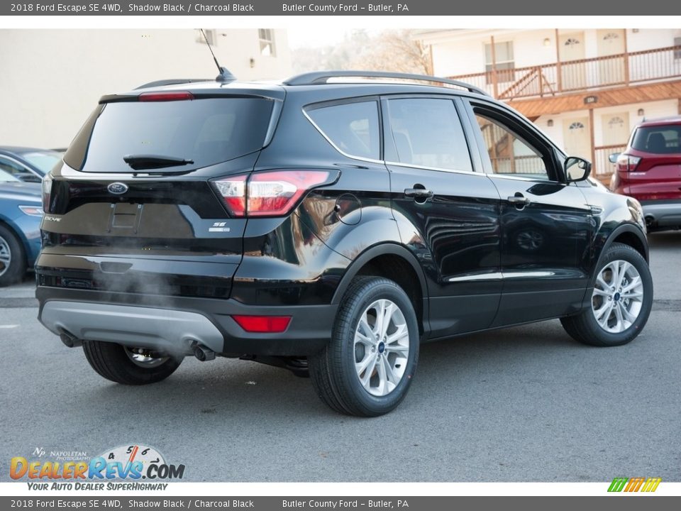 2018 Ford Escape SE 4WD Shadow Black / Charcoal Black Photo #3