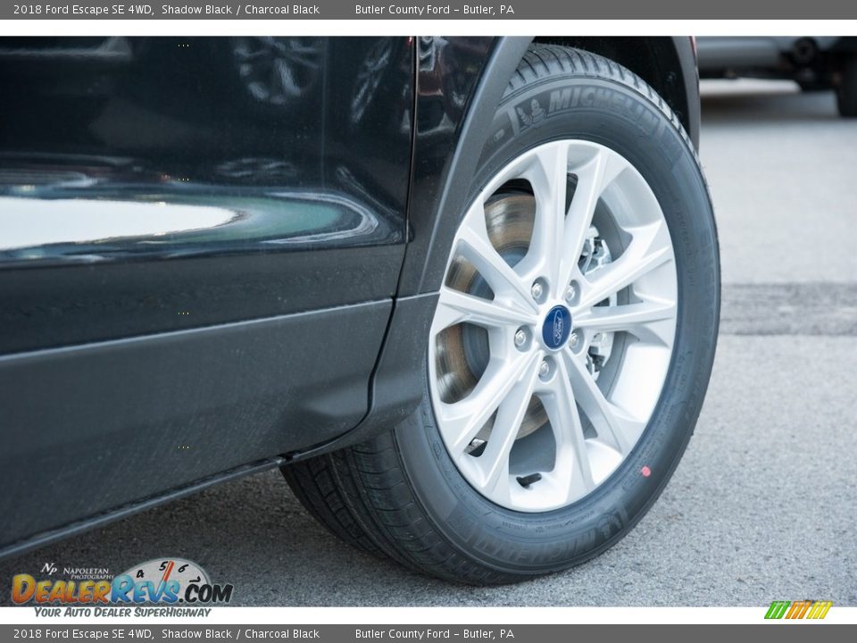 2018 Ford Escape SE 4WD Shadow Black / Charcoal Black Photo #4