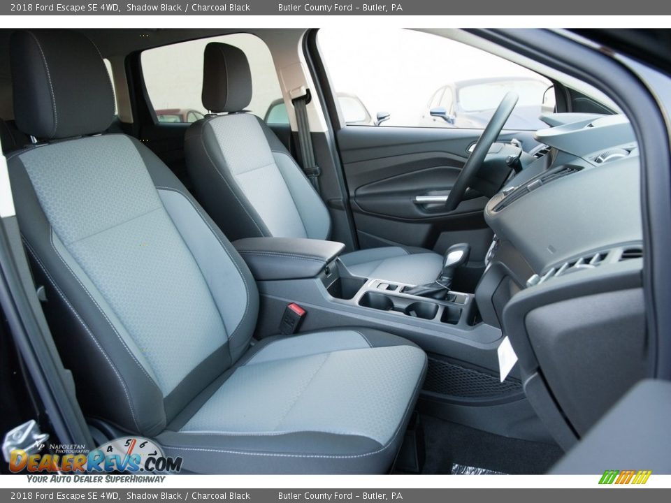2018 Ford Escape SE 4WD Shadow Black / Charcoal Black Photo #8