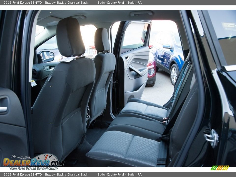 2018 Ford Escape SE 4WD Shadow Black / Charcoal Black Photo #11