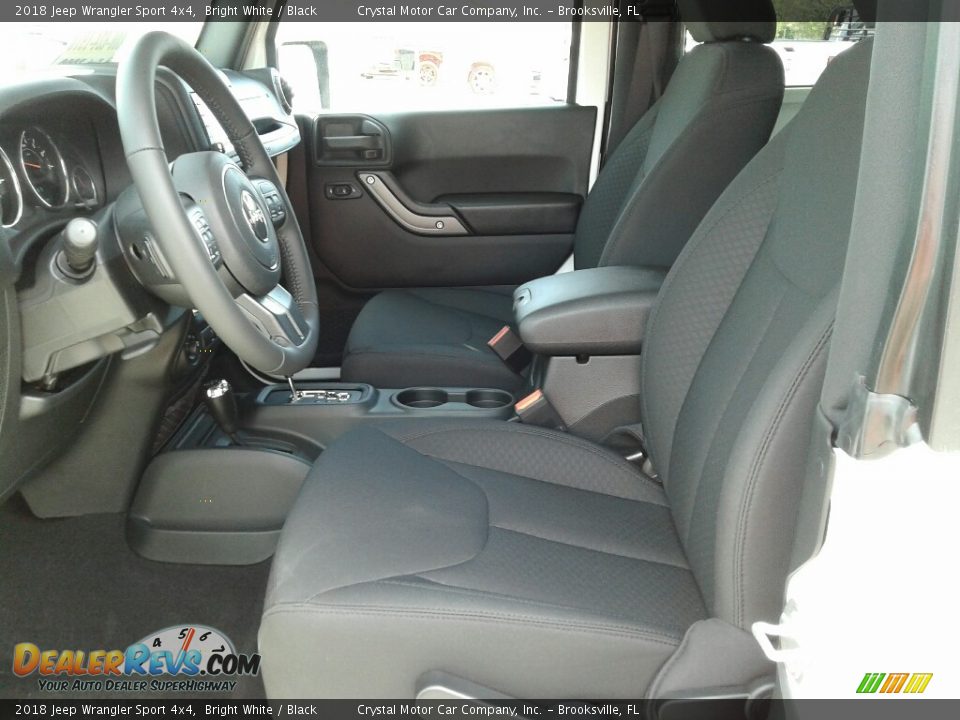 2018 Jeep Wrangler Sport 4x4 Bright White / Black Photo #9