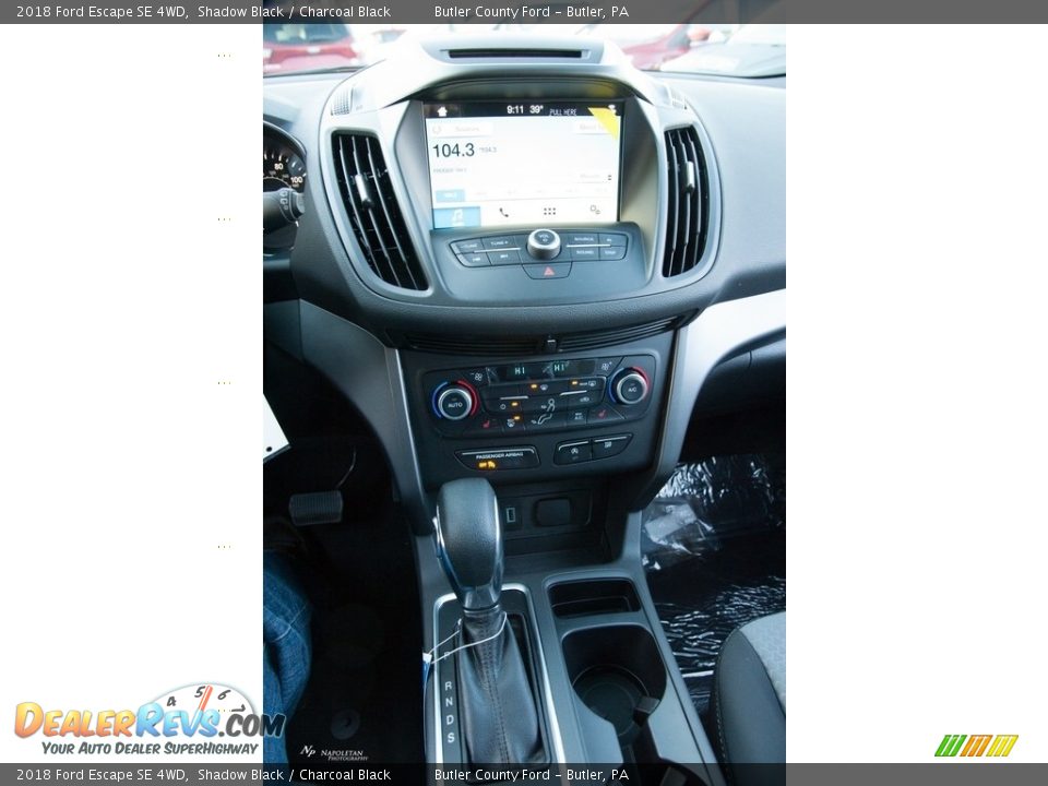 2018 Ford Escape SE 4WD Shadow Black / Charcoal Black Photo #13