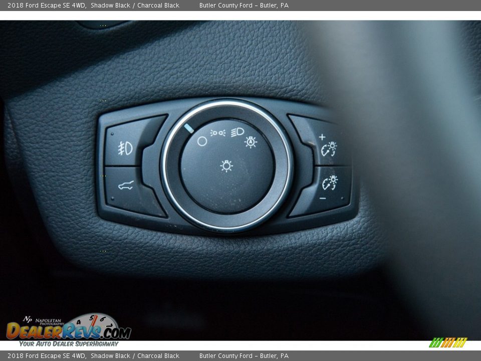 2018 Ford Escape SE 4WD Shadow Black / Charcoal Black Photo #14