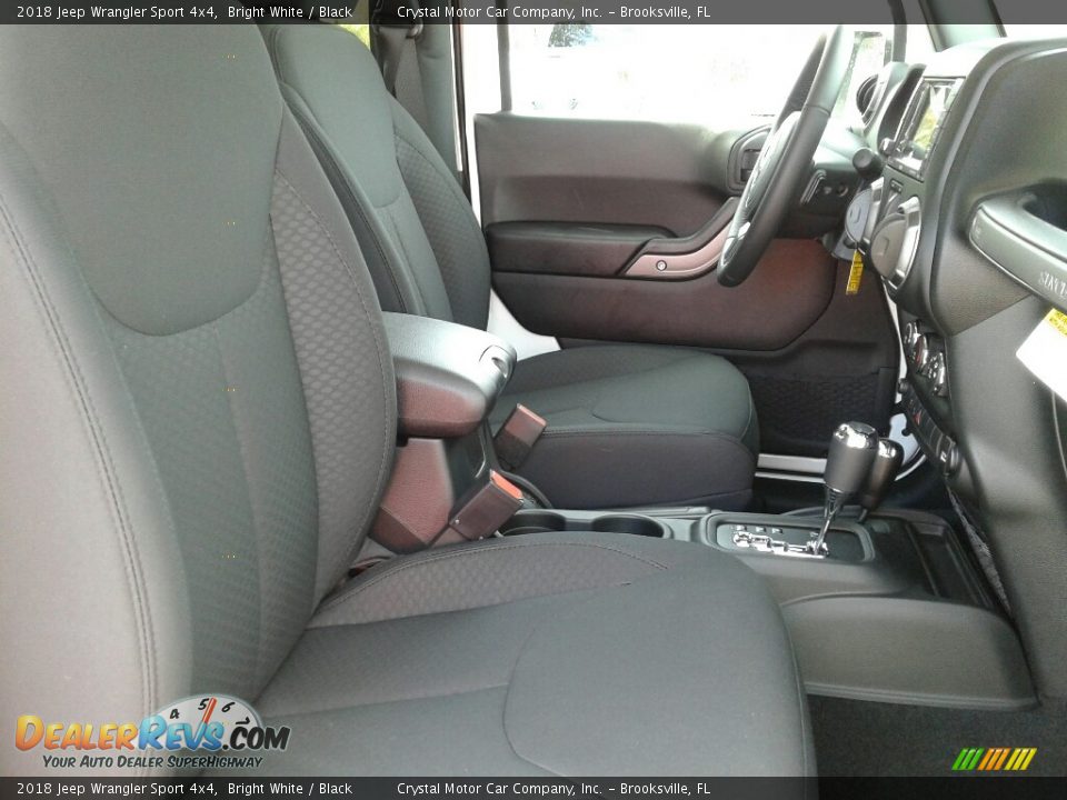 2018 Jeep Wrangler Sport 4x4 Bright White / Black Photo #12