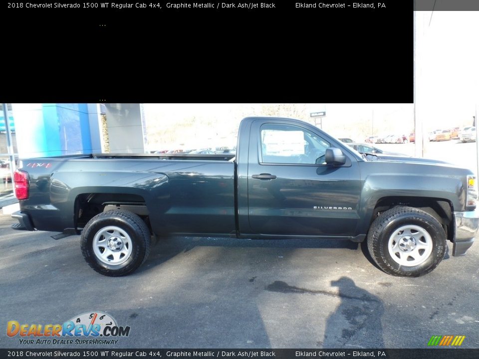 2018 Chevrolet Silverado 1500 WT Regular Cab 4x4 Graphite Metallic / Dark Ash/Jet Black Photo #4