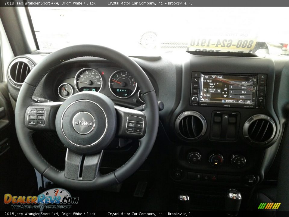 2018 Jeep Wrangler Sport 4x4 Bright White / Black Photo #13