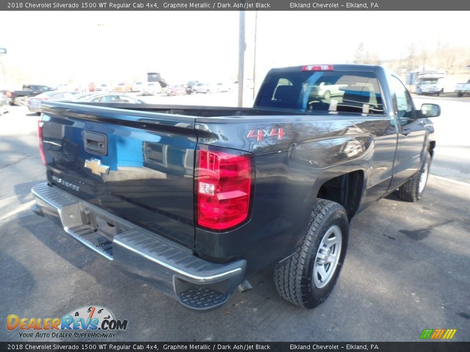 2018 Chevrolet Silverado 1500 WT Regular Cab 4x4 Graphite Metallic / Dark Ash/Jet Black Photo #5