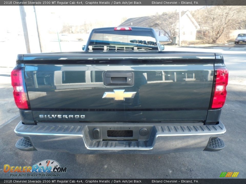 2018 Chevrolet Silverado 1500 WT Regular Cab 4x4 Graphite Metallic / Dark Ash/Jet Black Photo #6