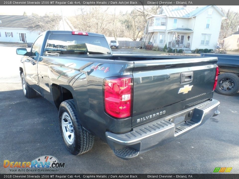 2018 Chevrolet Silverado 1500 WT Regular Cab 4x4 Graphite Metallic / Dark Ash/Jet Black Photo #7