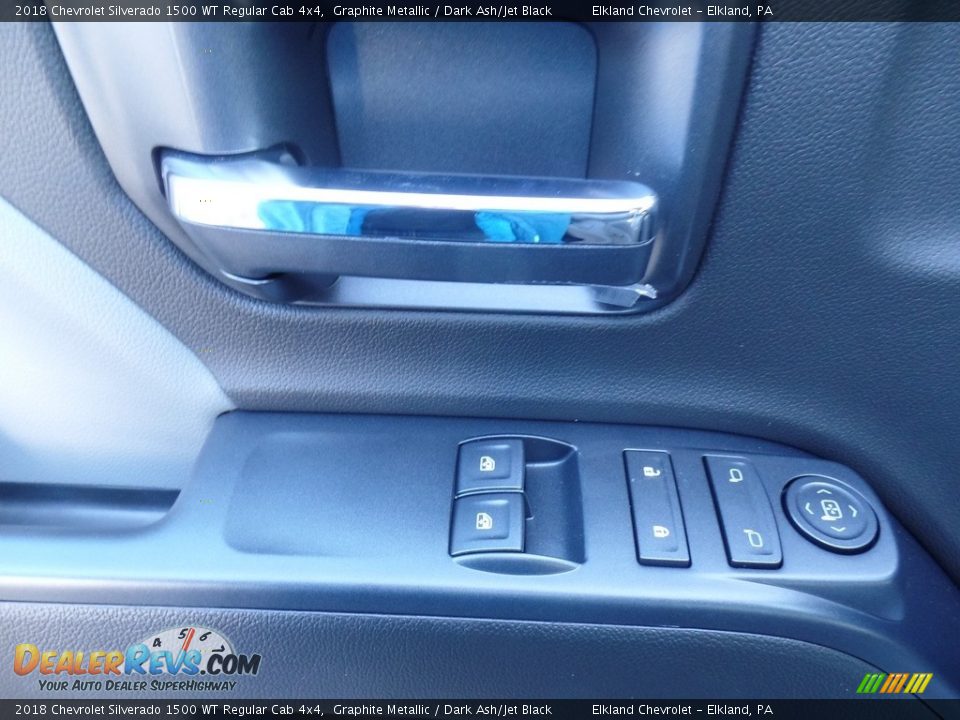 2018 Chevrolet Silverado 1500 WT Regular Cab 4x4 Graphite Metallic / Dark Ash/Jet Black Photo #14