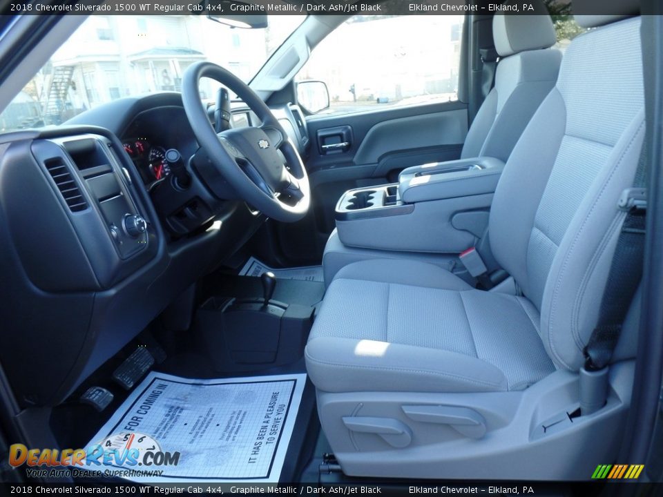 2018 Chevrolet Silverado 1500 WT Regular Cab 4x4 Graphite Metallic / Dark Ash/Jet Black Photo #15