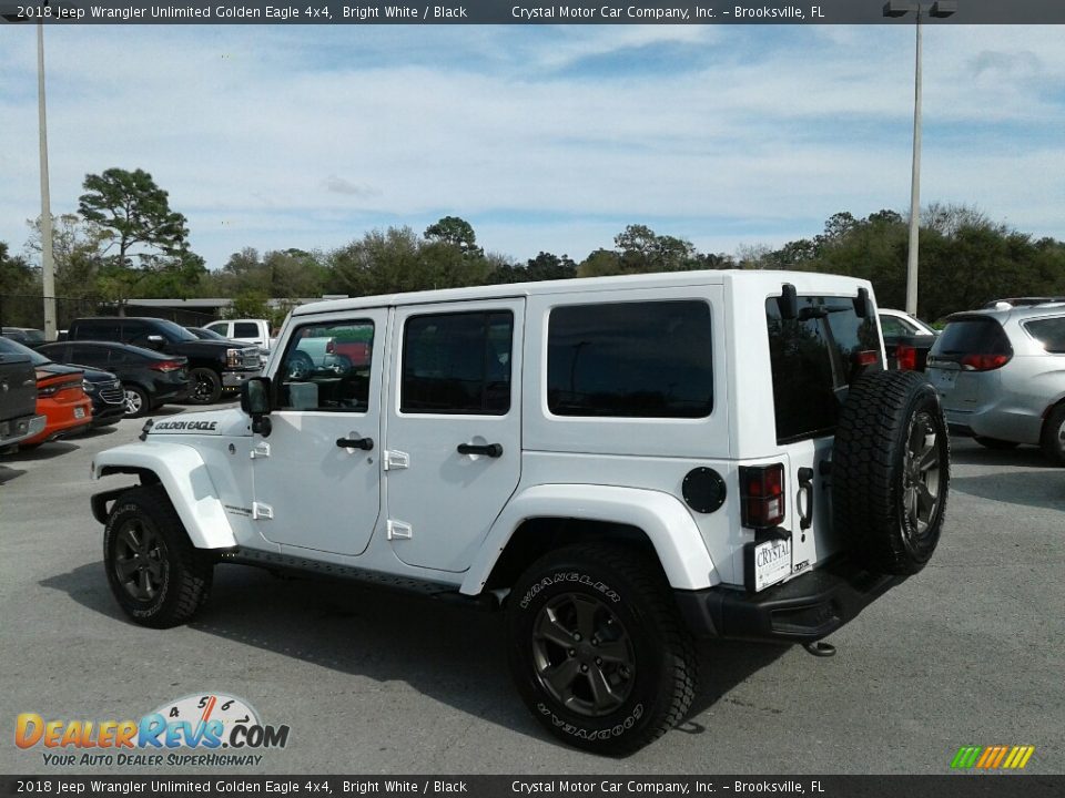 2018 Jeep Wrangler Unlimited Golden Eagle 4x4 Bright White / Black Photo #3