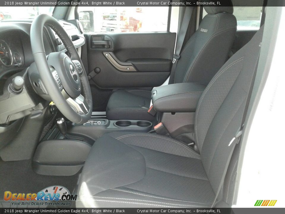 2018 Jeep Wrangler Unlimited Golden Eagle 4x4 Bright White / Black Photo #9