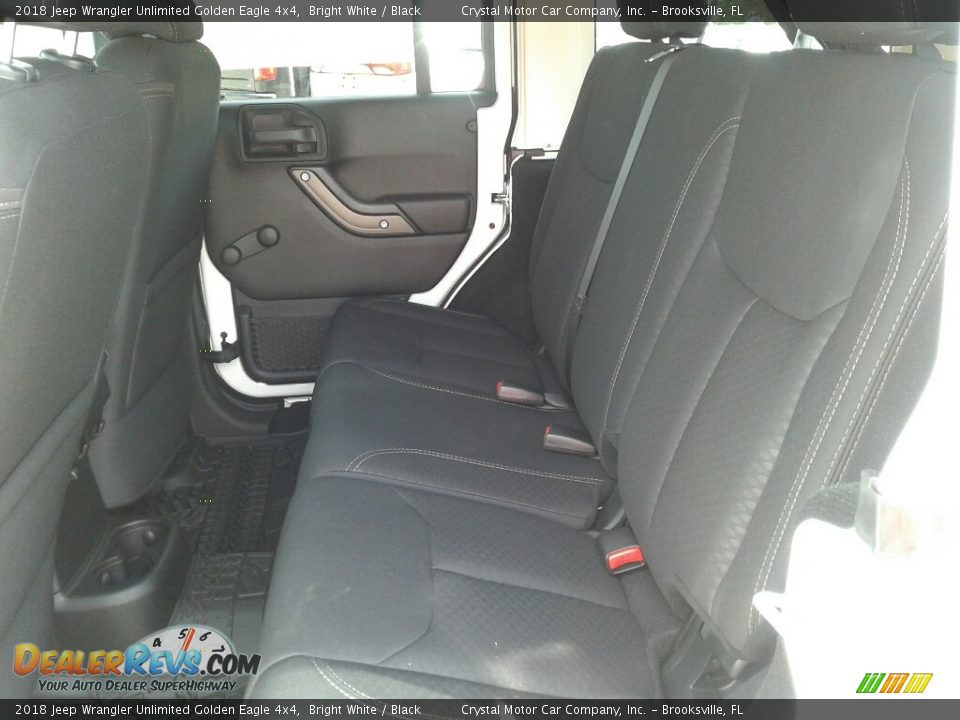 2018 Jeep Wrangler Unlimited Golden Eagle 4x4 Bright White / Black Photo #10