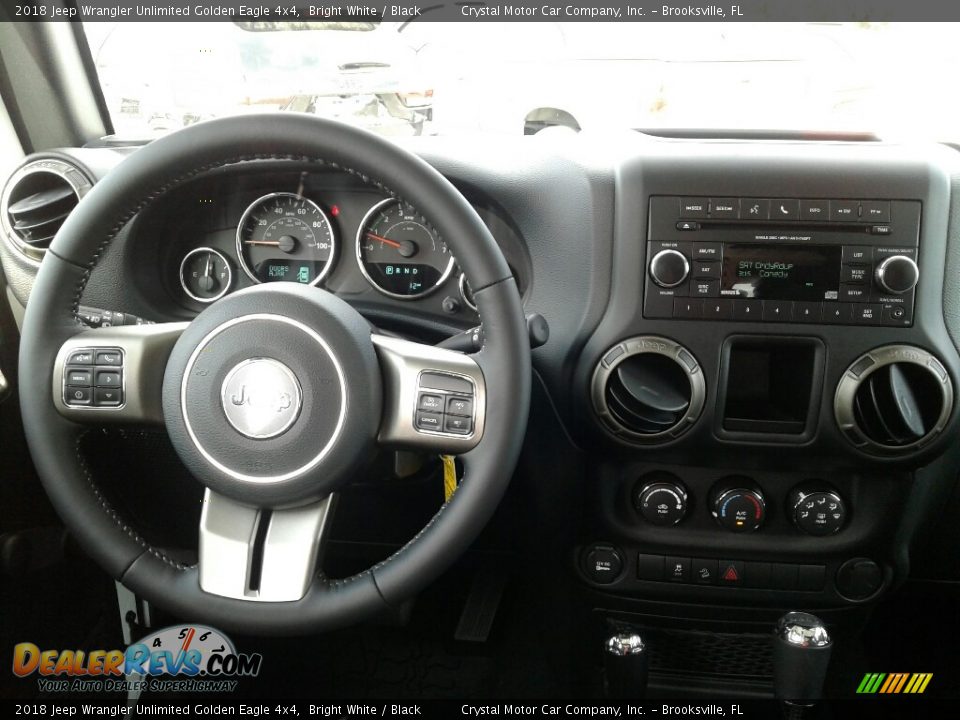 2018 Jeep Wrangler Unlimited Golden Eagle 4x4 Bright White / Black Photo #13